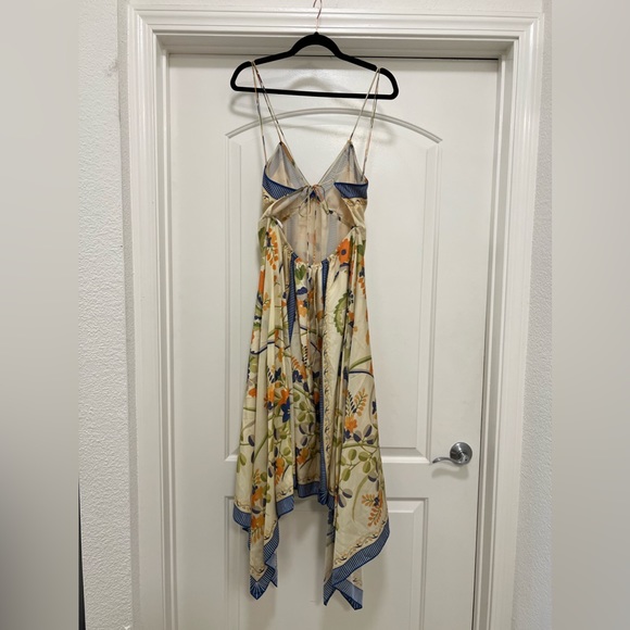 NWT Rebecca Taylor Silk Phoenix Floral Midi Dress - Picture 10 of 16